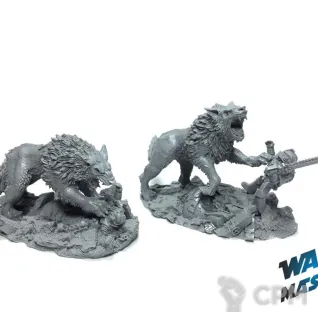 Описание картинки The Wolf-kin of Russ от WARP Master по цене 2 250руб | Свободный Рынок Миниатюр - СРМ