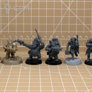 Описание картинки Imperial Guard Space Dwarfs Guardsmen Veterans от Brother Ork по цене 249руб | Свободный Рынок Миниатюр - СРМ