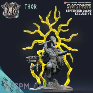 Описание картинки Миниатюра THOR для Marvel Crisis Protocol от 3Д печать миниатюр по цене 408руб | Свободный Рынок Миниатюр - СРМ