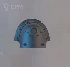 Описание картинки Thousand Sons Chaos Pauldron от 3Д печать миниатюр по цене 42руб | Свободный Рынок Миниатюр - СРМ