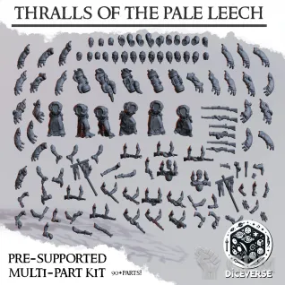 Описание картинки Thralls of the Pale Leech от Manufactorum76 по цене 300руб | Свободный Рынок Миниатюр - СРМ