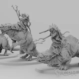 Описание картинки Throt the Unclean on Brood Horror от Zakat-3D по цене 2 000руб | Свободный Рынок Миниатюр - СРМ