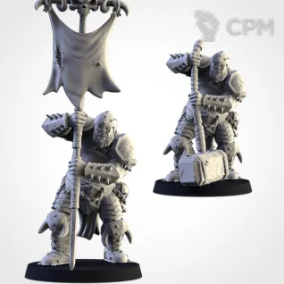 Описание картинки Thug Ogres от Северная печать по цене 380руб | Свободный Рынок Миниатюр - СРМ