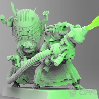 Описание картинки Warpfire Skaven Flamethrower от Zakat-3D по цене 325руб | Свободный Рынок Миниатюр - СРМ