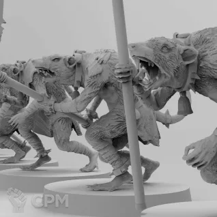 Описание картинки Skavenslaves от Zakat-3D по цене 115руб | Свободный Рынок Миниатюр - СРМ
