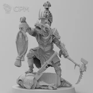 Описание картинки Queek Headtaker от Zakat-3D по цене 300руб | Свободный Рынок Миниатюр - СРМ