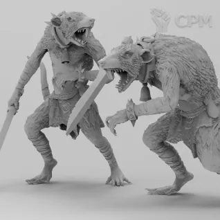 Описание картинки Skavenslaves от Zakat-3D по цене 115руб | Свободный Рынок Миниатюр - СРМ