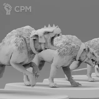 Описание картинки Wolf Rats от Zakat-3D по цене 100руб | Свободный Рынок Миниатюр - СРМ