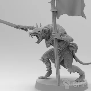 Описание картинки Clanrats / Клановые крысы от Zakat-3D по цене 125руб | Свободный Рынок Миниатюр - СРМ