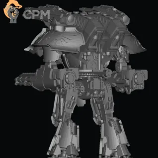 Описание картинки Warlord Titan от Bit & Blade Workshop по цене 1 510руб | Свободный Рынок Миниатюр - СРМ