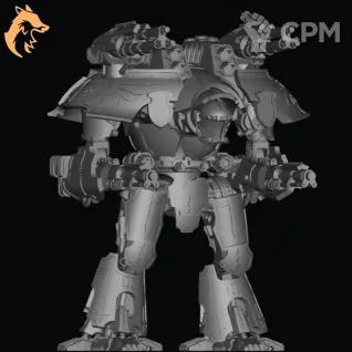 Описание картинки Warlord Titan от Bit & Blade Workshop по цене 1 510руб | Свободный Рынок Миниатюр - СРМ