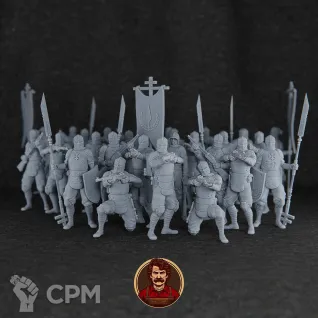 Описание картинки TRENCH CRUSADE - PRINCIPALITY OF NEW ANTIOCH WARBAND от Manufactorum76 по цене 1 350руб | Свободный Рынок Миниатюр - СРМ