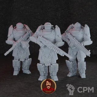 Описание картинки TRENCH CRUSADE - PRINCIPALITY OF NEW ANTIOCH - HMI (HEAVY MECHANIZED INFANTRY) от Manufactorum76 по цене 800руб | Свободный Рынок Миниатюр - СРМ
