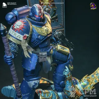 Описание картинки Space marine Titus от Milestone по цене 6 000руб | Свободный Рынок Миниатюр - СРМ