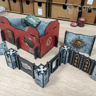 Описание картинки PREpaint WTC Kill Team Terrain Set от TerraCutter по цене 9 900руб | Свободный Рынок Миниатюр - СРМ