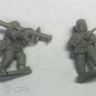 Описание картинки Winter Fallschirmjäger Panzerfaust  Teams от  по цене 330руб | Свободный Рынок Миниатюр - СРМ
