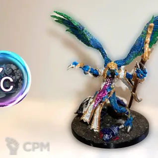 Описание картинки Daemon Prince от ZanozaCraft по цене 1 500руб | Свободный Рынок Миниатюр - СРМ
