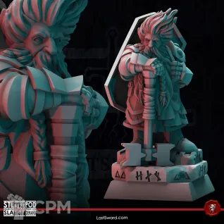 Описание картинки Dwarven Holds/Kalbrak Grunzad от Barduck Miniatures по цене 239руб | Свободный Рынок Миниатюр - СРМ
