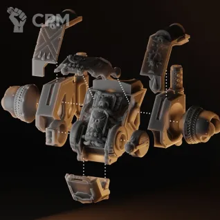 Описание картинки Deredeo Dreadnought(Blood Angels Primaris Redempt) от Клондайк Моделей  по цене 1 265руб | Свободный Рынок Миниатюр - СРМ