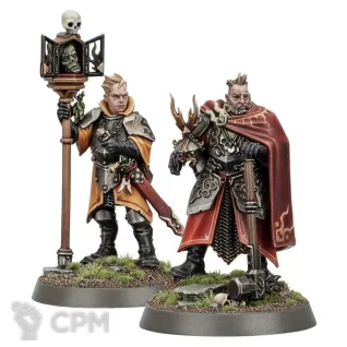 Описание картинки FREEGUILD MARSHAL AND RELIC ENVOY от Red Rooster по цене 1 092руб | Свободный Рынок Миниатюр - СРМ