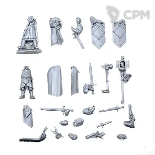 Описание картинки FREEGUILD MARSHAL AND RELIC ENVOY от Red Rooster по цене 1 092руб | Свободный Рынок Миниатюр - СРМ