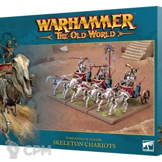 Описание картинки The Old World | Tomb Kings of Khemri: Skeleton Chariots от LifeIsNow по цене 6 990руб | Свободный Рынок Миниатюр - СРМ