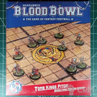 Описание картинки Tomb Kings Team Pitch &amp; Dugouts (Поле) от Каджит по цене 5 998руб | Свободный Рынок Миниатюр - СРМ