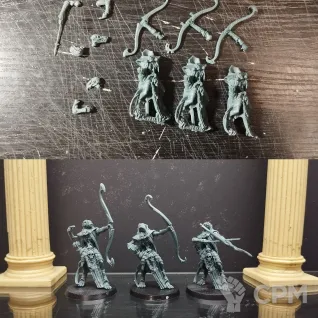 Описание картинки Tomb kings ushabti with great bows от VsePrah по цене 1 300руб | Свободный Рынок Миниатюр - СРМ