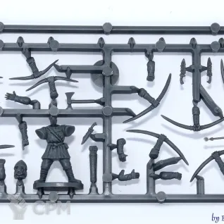 Описание картинки Medieval Archers (28 Plastic Foot Soldiers) от Base 28 по цене 2 900руб | Свободный Рынок Миниатюр - СРМ