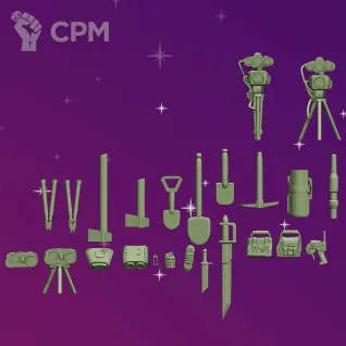 Описание картинки пак битсов обвеса для пехоты и техники от Koda WorkShop по цене 400руб | Свободный Рынок Миниатюр - СРМ