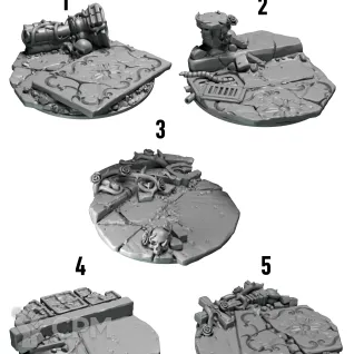 Описание картинки Blood angels toppers от Helnex workshop  по цене 60руб | Свободный Рынок Миниатюр - СРМ