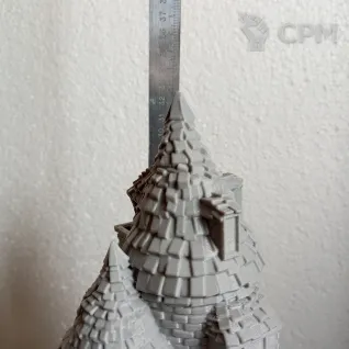 Описание картинки Dice tower/Башня для кубиков (Town House) от Vispart по цене 2 100руб | Свободный Рынок Миниатюр - СРМ