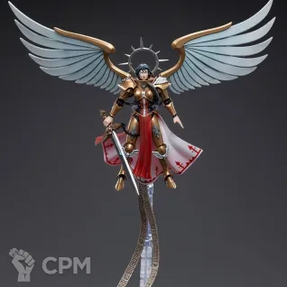 Описание картинки JoyToy Adepta Sororitas Celestine The Living Saint от Строго по-Имперски по цене 6 500руб | Свободный Рынок Миниатюр - СРМ
