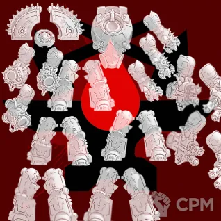 Описание картинки Saturnine Pattern Terminator Armour Traitor от Laboratory of Chaos по цене 700руб | Свободный Рынок Миниатюр - СРМ