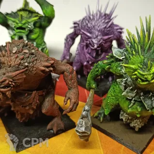 Описание картинки River trolls от UniversalCultist по цене 5 000руб | Свободный Рынок Миниатюр - СРМ