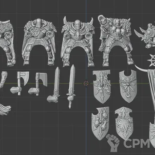 Описание картинки Chaos Knights - Скан от MrMetalHorror по цене 750руб | Свободный Рынок Миниатюр - СРМ