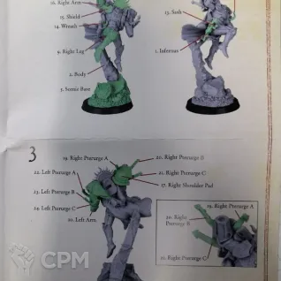 Описание картинки Sanguinius Primarch of the Blood Angels от Saudad по цене 2 500руб | Свободный Рынок Миниатюр - СРМ