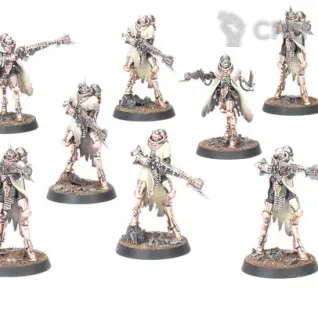Описание картинки Skitarii Battle-Pilgrym Corpus x8 от Red Rooster по цене 1 850руб | Свободный Рынок Миниатюр - СРМ