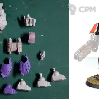 Описание картинки Thousand Sons Contemptor от Fel по цене 800руб | Свободный Рынок Миниатюр - СРМ