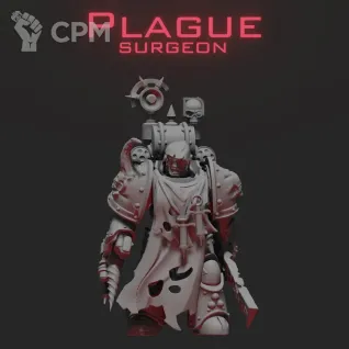 Описание картинки Plague Surgeon от MrMetalHorror по цене 230руб | Свободный Рынок Миниатюр - СРМ
