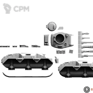 Описание картинки Hippogriff AFV от Print and play по цене 1 200руб | Свободный Рынок Миниатюр - СРМ