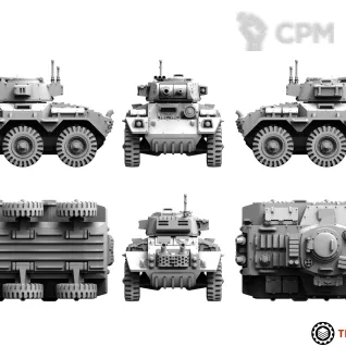 Описание картинки Hippogriff AFV от Print and play по цене 1 200руб | Свободный Рынок Миниатюр - СРМ