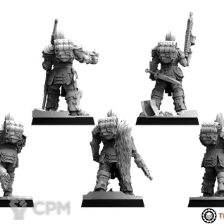 Описание картинки Scortched Earth - Legionary Fireteam от Manufactorum76 по цене 1 000руб | Свободный Рынок Миниатюр - СРМ