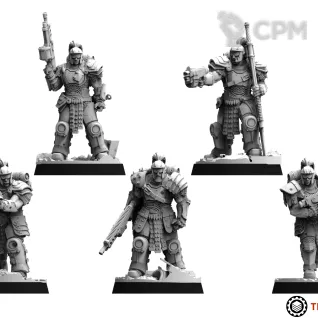 Описание картинки Scortched Earth - Legionary Fireteam от Manufactorum76 по цене 1 000руб | Свободный Рынок Миниатюр - СРМ