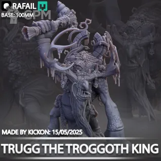 Описание картинки Trugg the Troggoth King от Naggaroth Night по цене 3 000руб | Свободный Рынок Миниатюр - СРМ