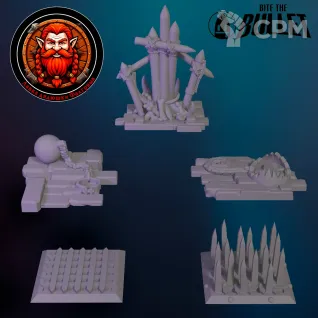 Описание картинки Декоративные элементы от Falgrim's_shop по цене 420руб | Свободный Рынок Миниатюр - СРМ