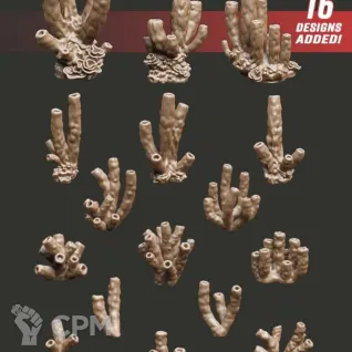 Описание картинки Трубчатая губка от Octopus Workshop  по цене 300руб | Свободный Рынок Миниатюр - СРМ