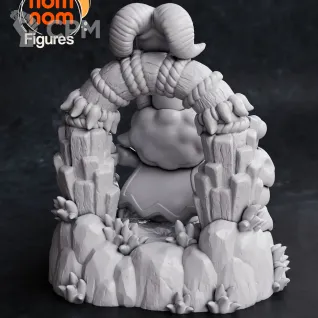 Описание картинки Cult of the lamb Фигурка от 0.n1 Studio по цене 1 300руб | Свободный Рынок Миниатюр - СРМ