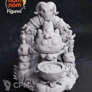 Описание картинки Cult of the lamb Фигурка от 0.n1 Studio по цене 1 300руб | Свободный Рынок Миниатюр - СРМ