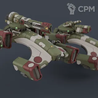 Описание картинки TX7 HAMMERHEAD GUNSHIP от Kapers Point по цене 2 241руб | Свободный Рынок Миниатюр - СРМ